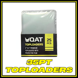 [QAT] 35pt Toploaders with peel off protective film.  For Photocards, NBA cards, Magic, Pokemon