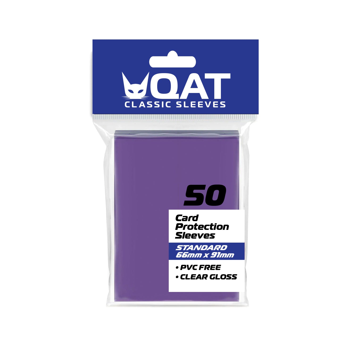 GLOSSY Standard Size Card Sleeves (66x91mm). Classic Series